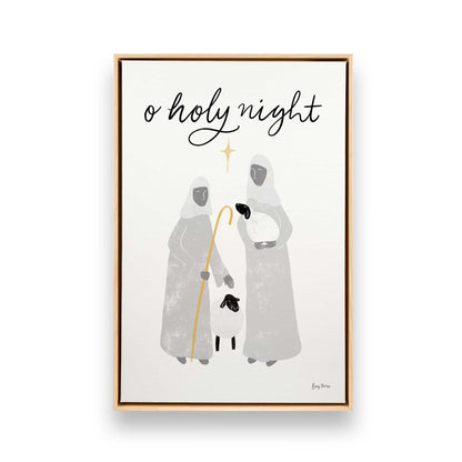 Starry Night Shepherds, Set of 3 Canvas Prints