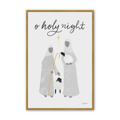 Starry Night Shepherds, Set of 3, Paper Art Prints