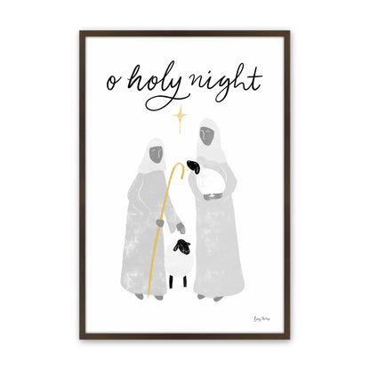 Starry Night Shepherds, Set of 3, Paper Art Prints