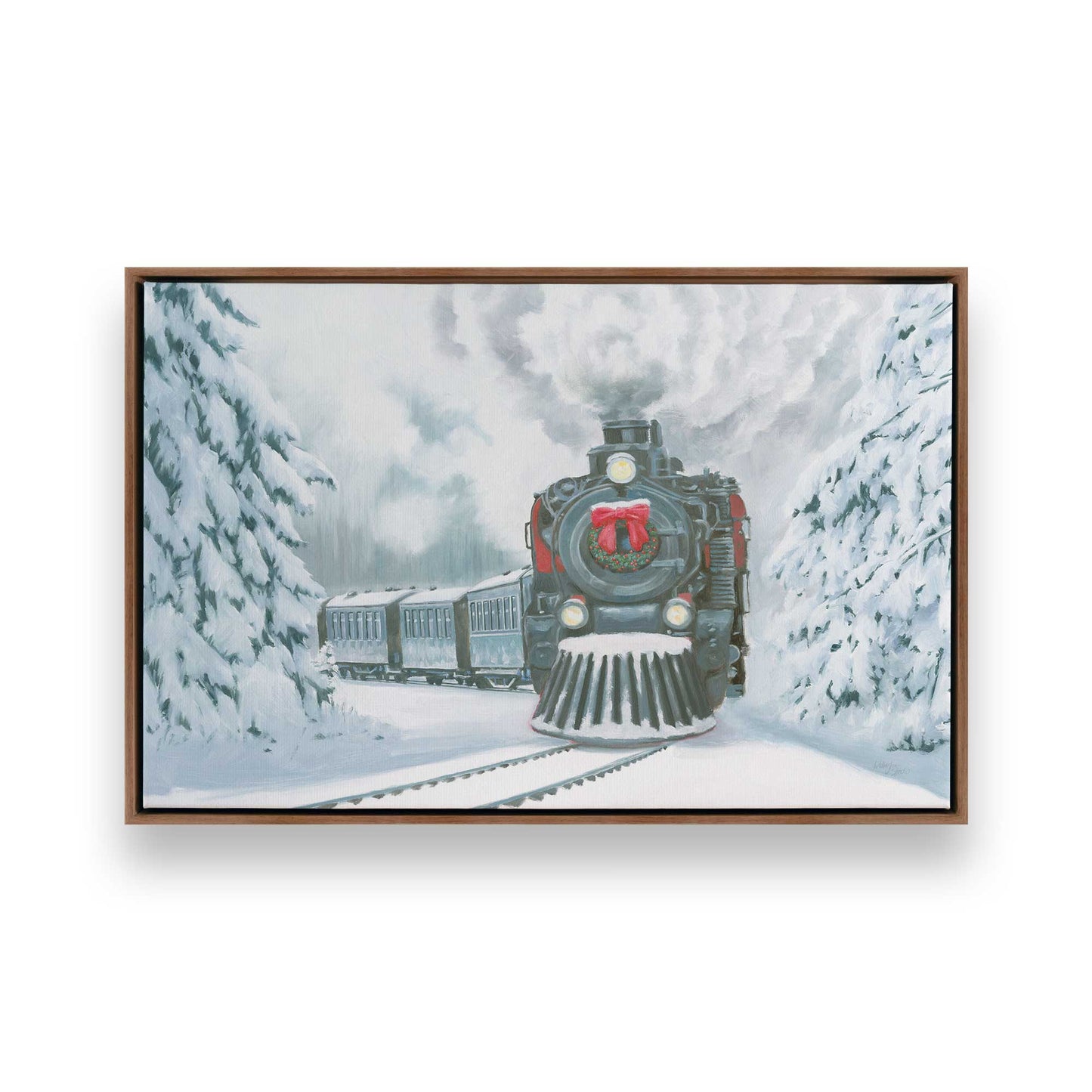 [Color:Walnut], Picture of art in a Walnut frame