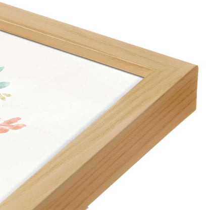 [Color:Espresso], Picture of art in a Espresso frame at an angle