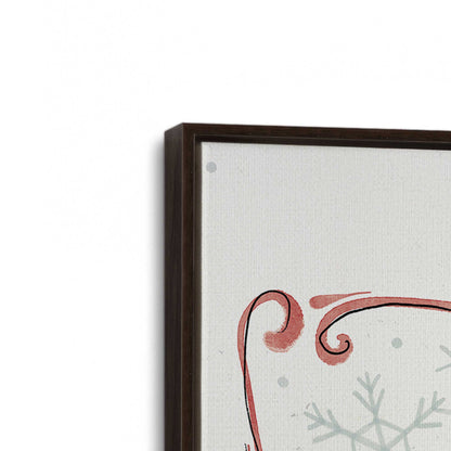 [Color:Espresso], Picture of art in a Espresso frame at an angle
