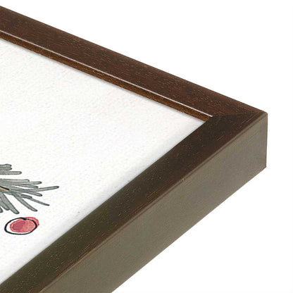 [Color:Belvinder Brown], Picture of art in a Belvinder Brown frame at an angle
