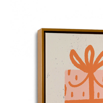 [Color:Polished Gold], Picture of art in a Polished Gold frame at an angle