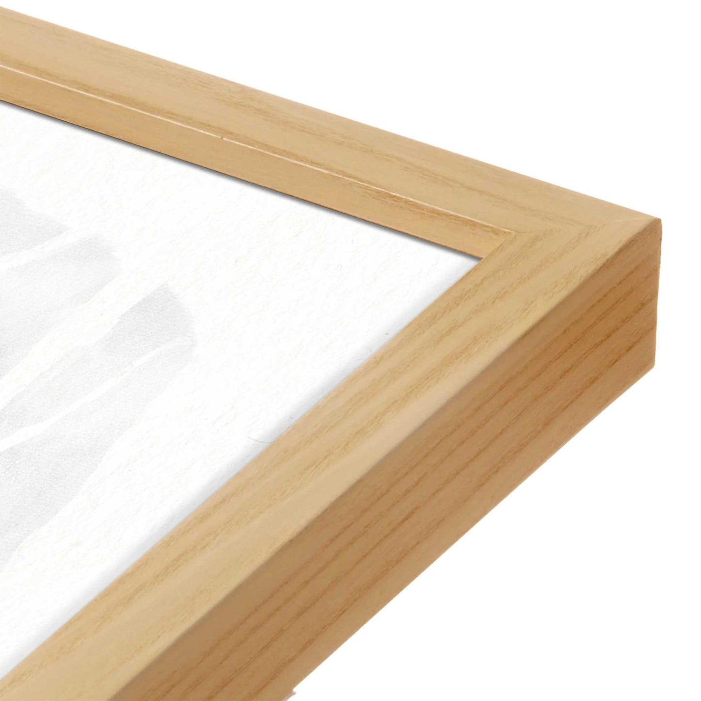 [Color:Espresso], Picture of art in a Espresso frame at an angle