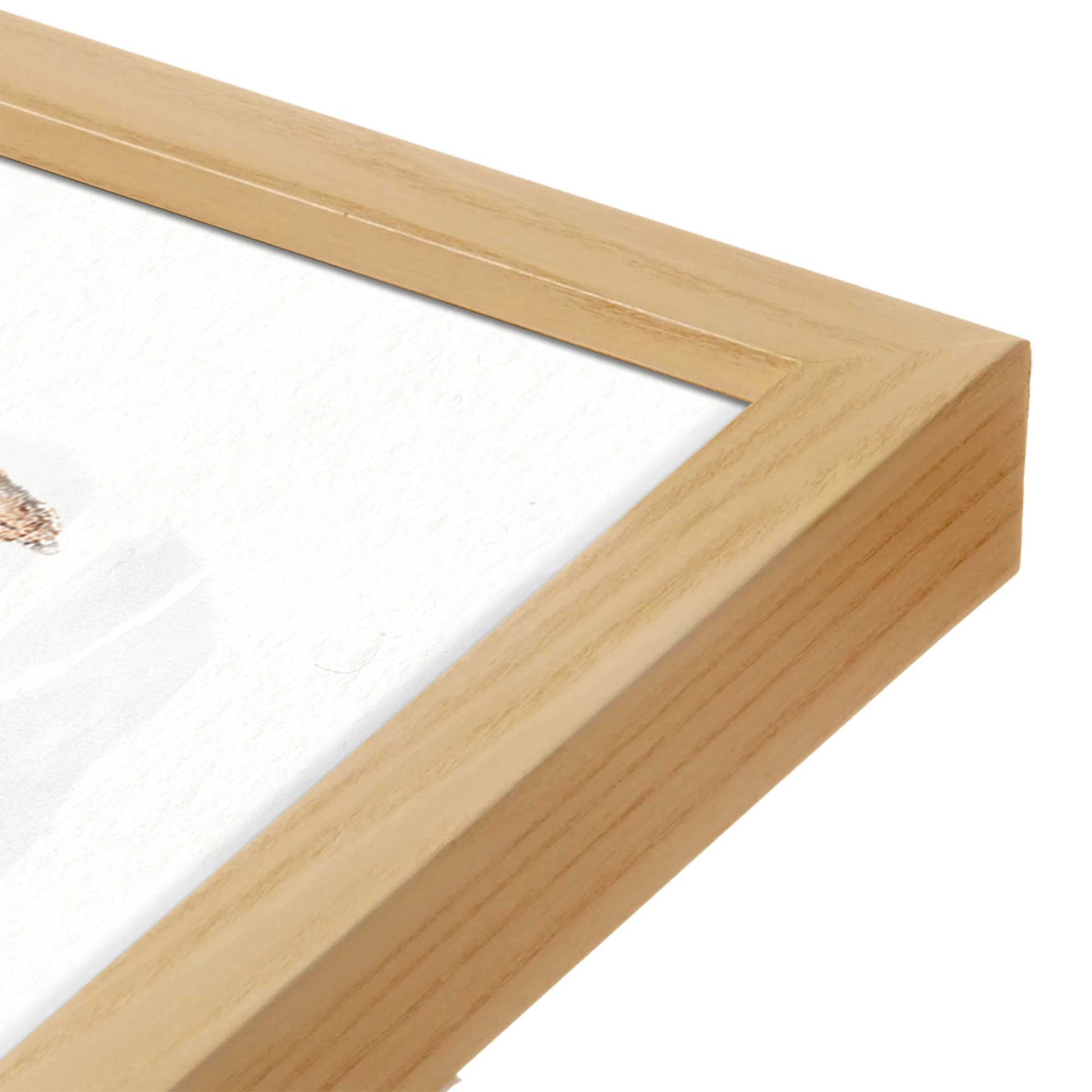 [Color:Espresso], Picture of art in a Espresso frame at an angle