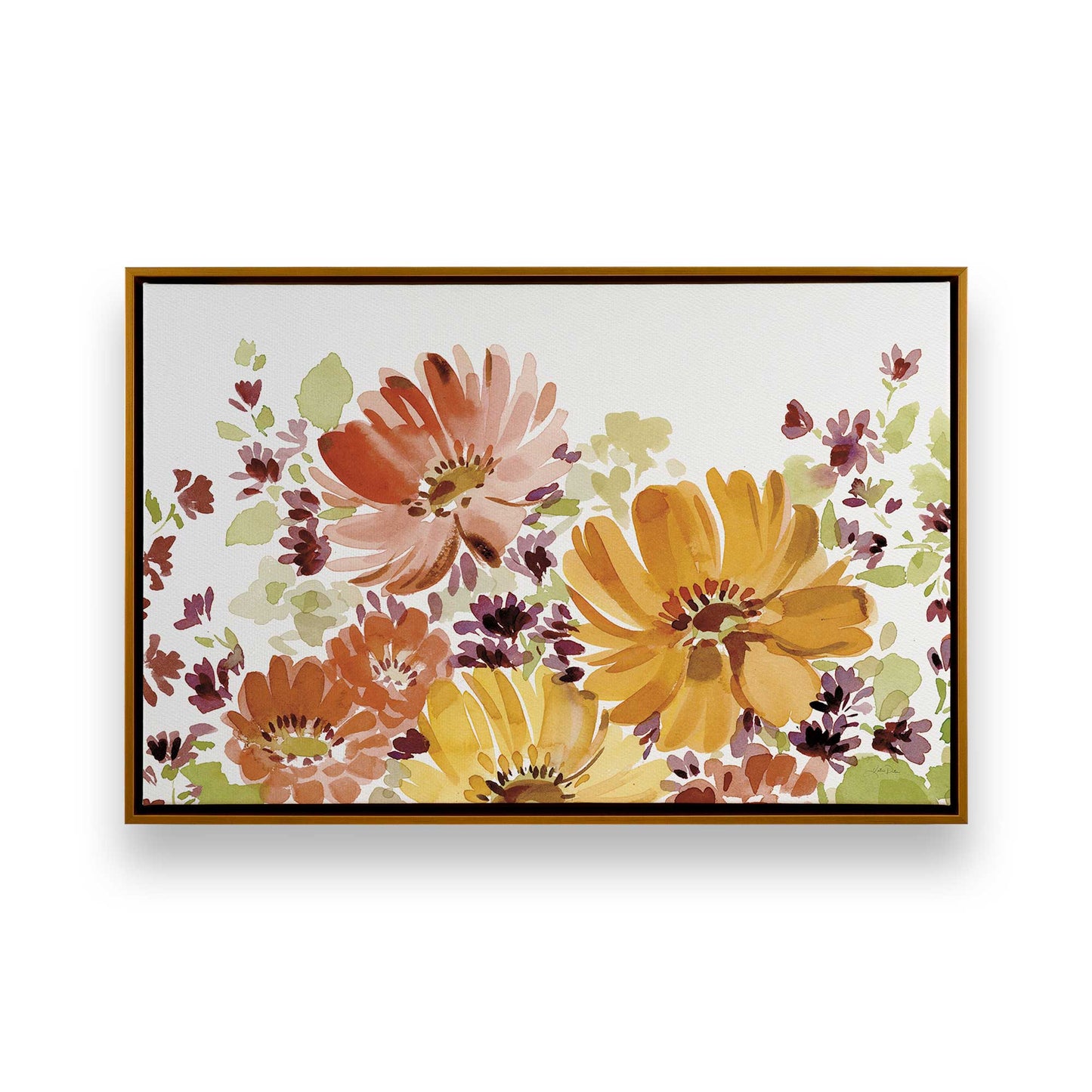 [Color:Polished Gold], Picture of art in a Polished Gold frame