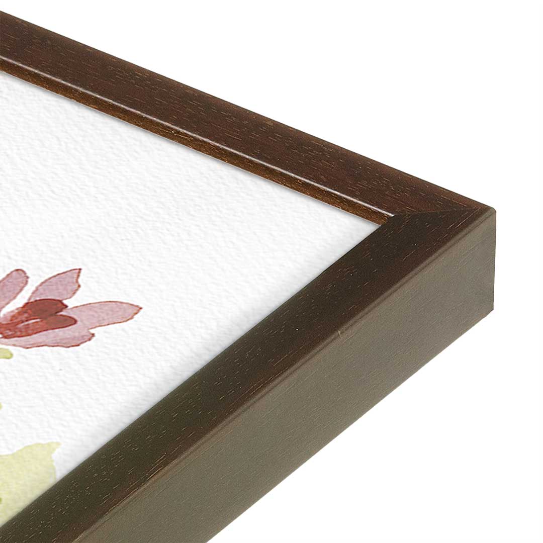 [Color:Belvinder Brown], Picture of art in a Belvinder Brown frame at an angle