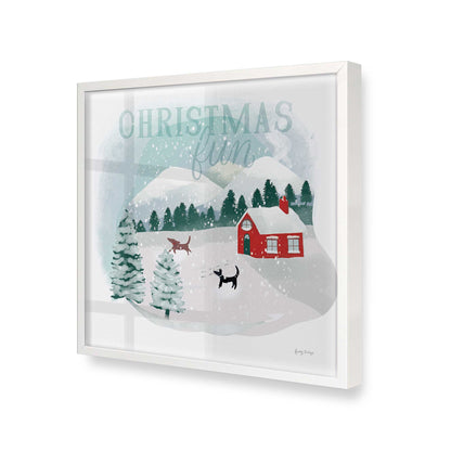 [Color:Opaque White], Picture of art in a Opaque White frame at an angle