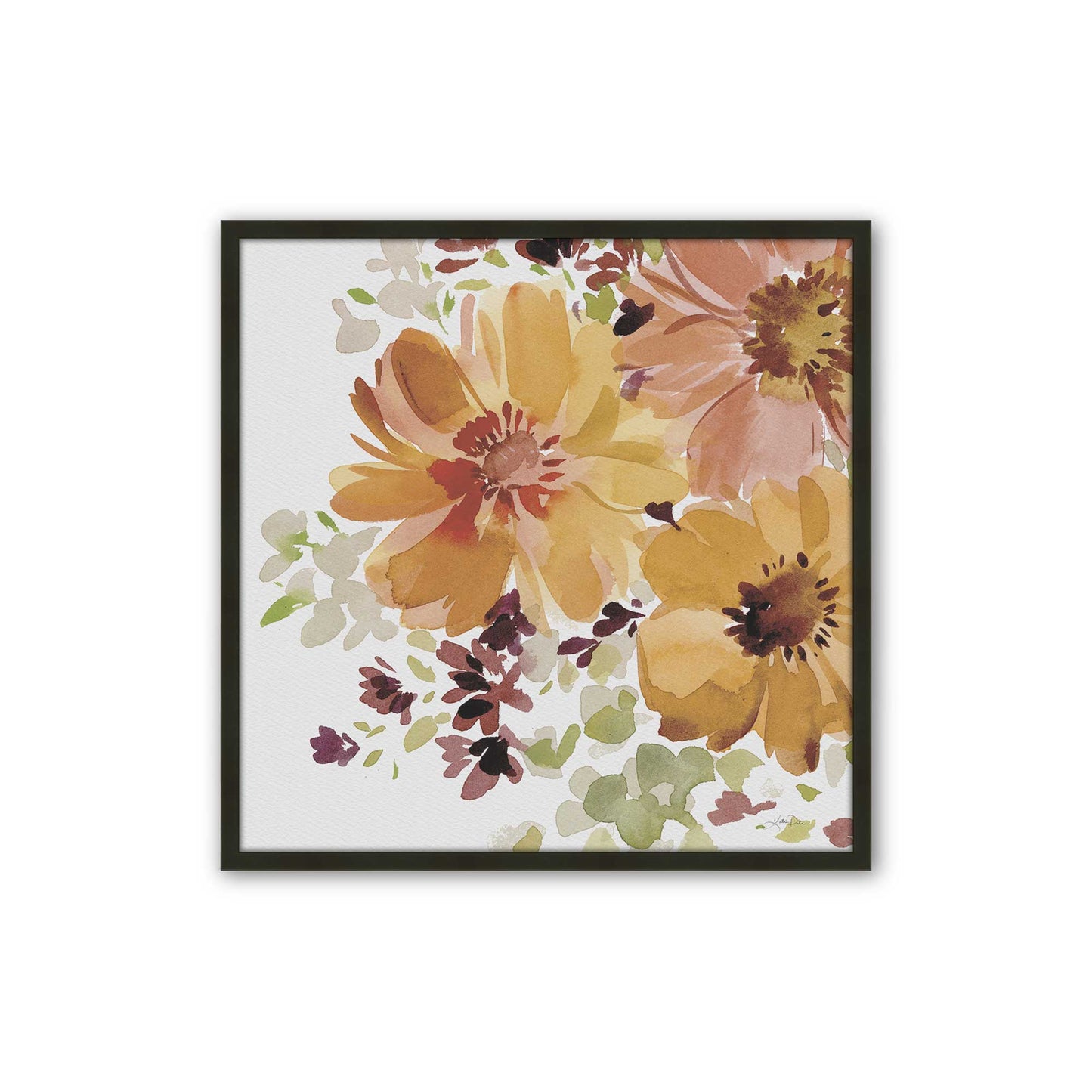 [Color:Satin Black], Picture of art in a Satin Black frame