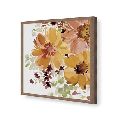 [Color:Walnut], Picture of art in a Walnut frame of the corner