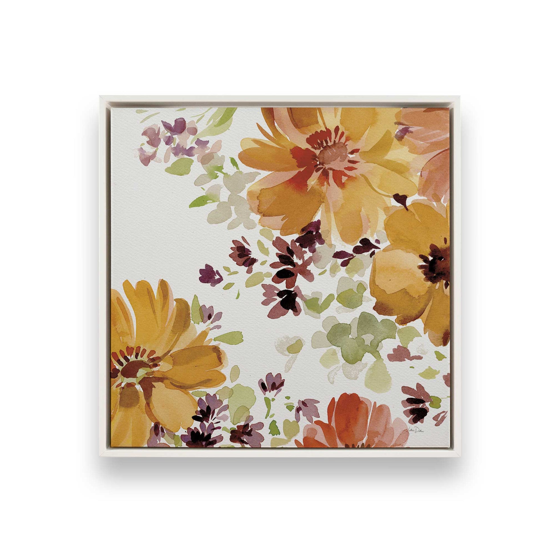 [Color:Opaque White], Picture of art in a White frame