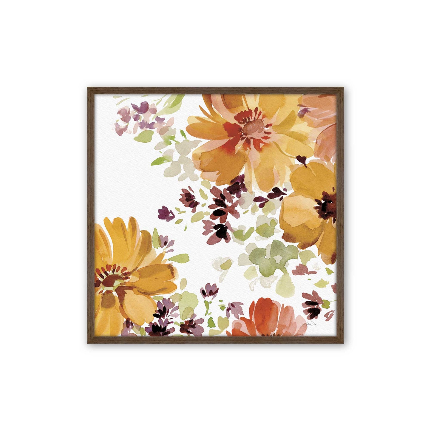 [Color:Walnut], Picture of art in a Walnut frame