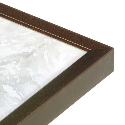 [Color:Espresso], Picture of art in a Espresso frame at an angle