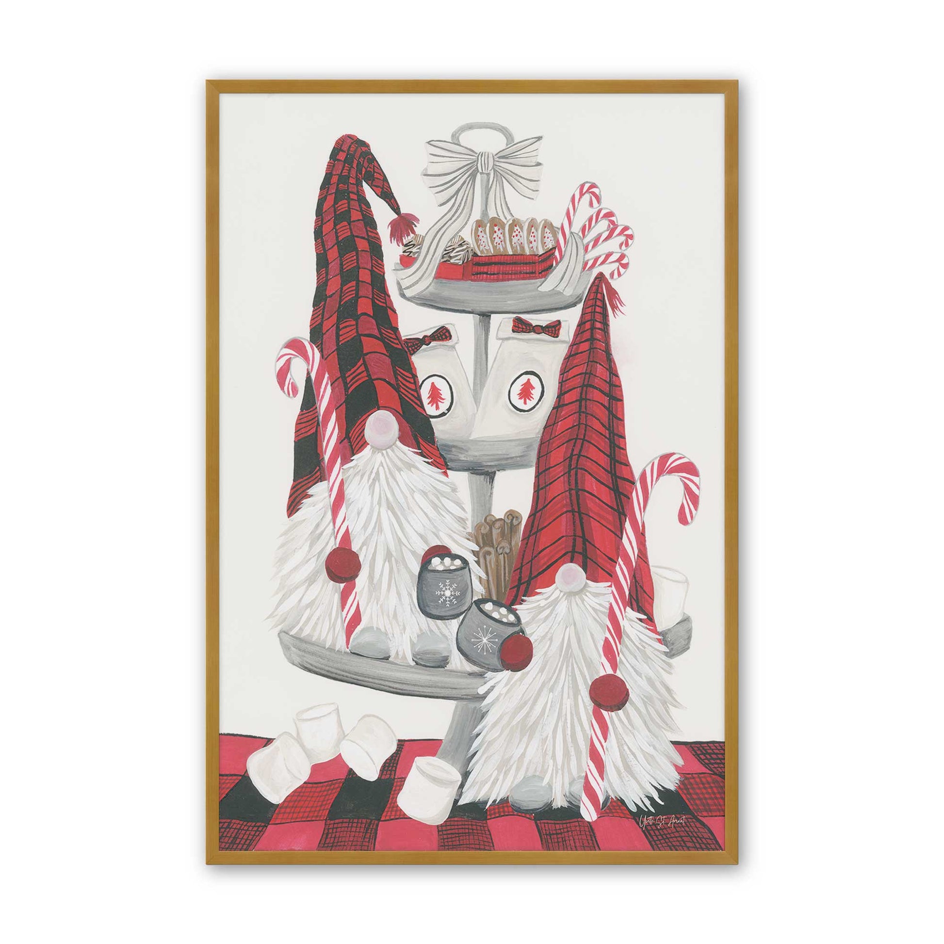 [Color:Polished Gold], Picture of art in a Polished Gold frame