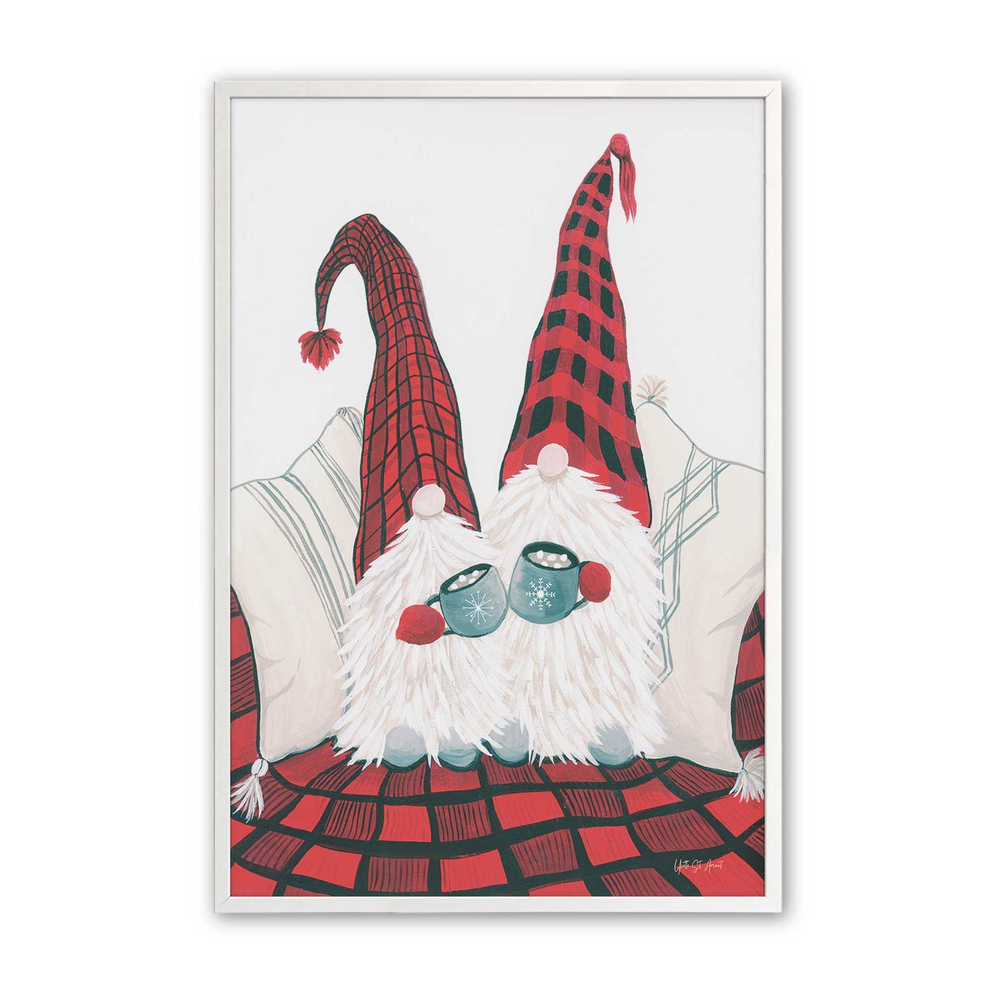 [Color:Opaque White], Picture of art in a Opaque White frame