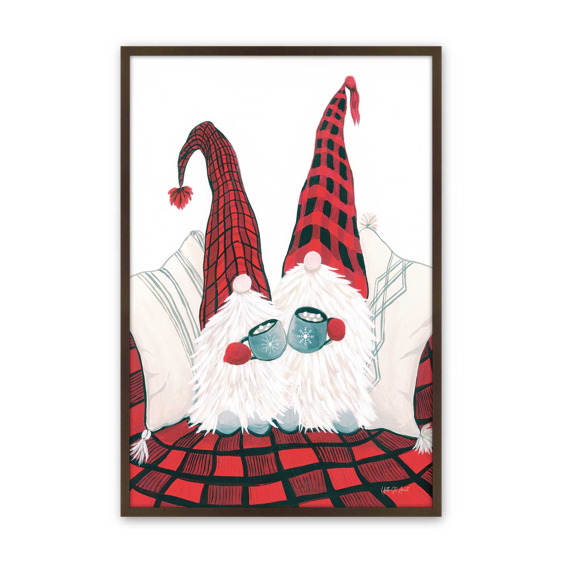 [Color:Belvinder Brown], Picture of art in a Belvinder Brown frame
