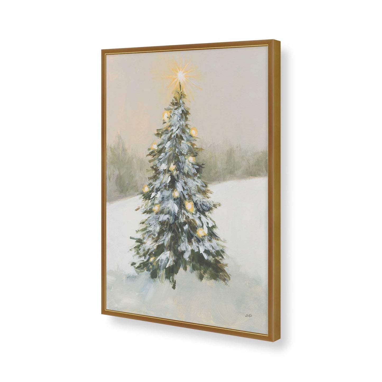 [Color:Polished Gold], Picture of art in a Polished Gold frame of the corner