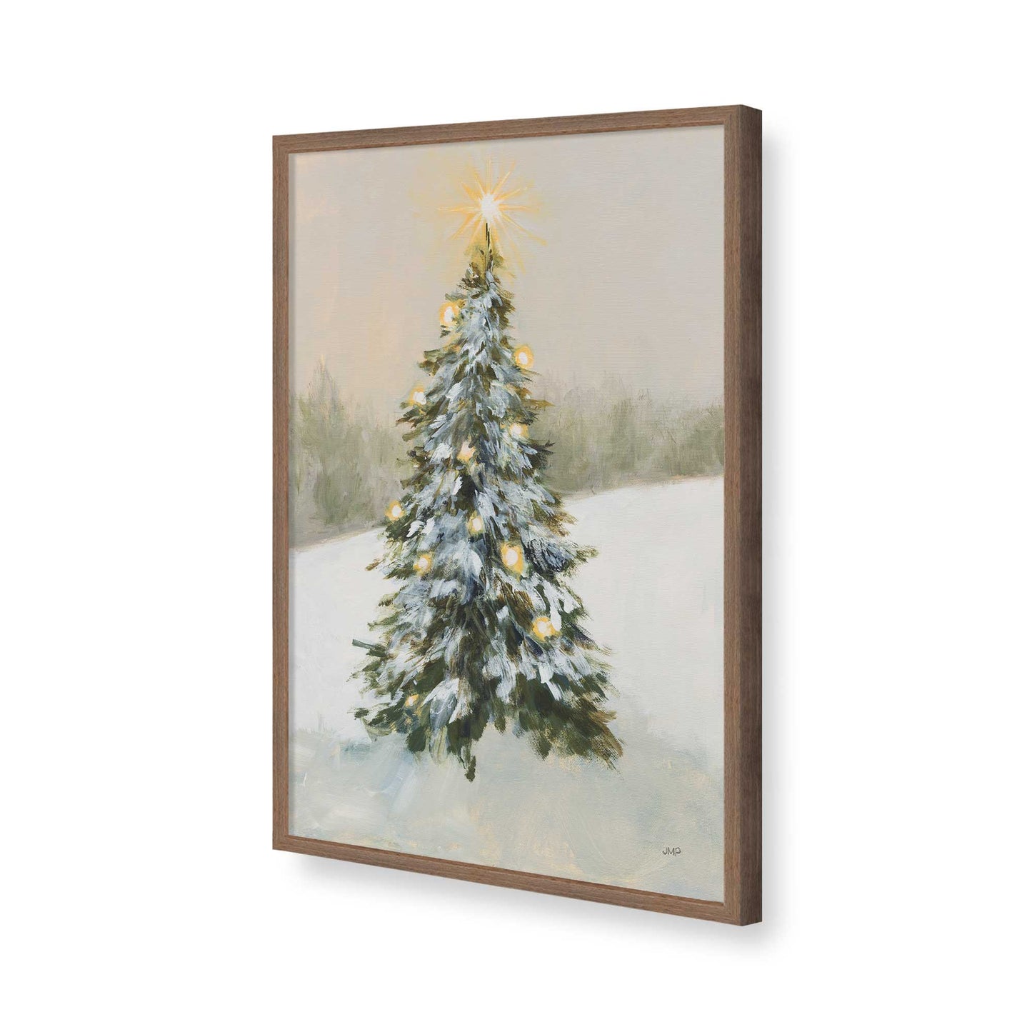 [Color:Walnut], Picture of art in a Walnut frame of the corner