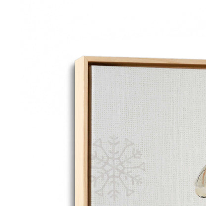 [Color:American Maple], Picture of art in a American Maple frame at an angle