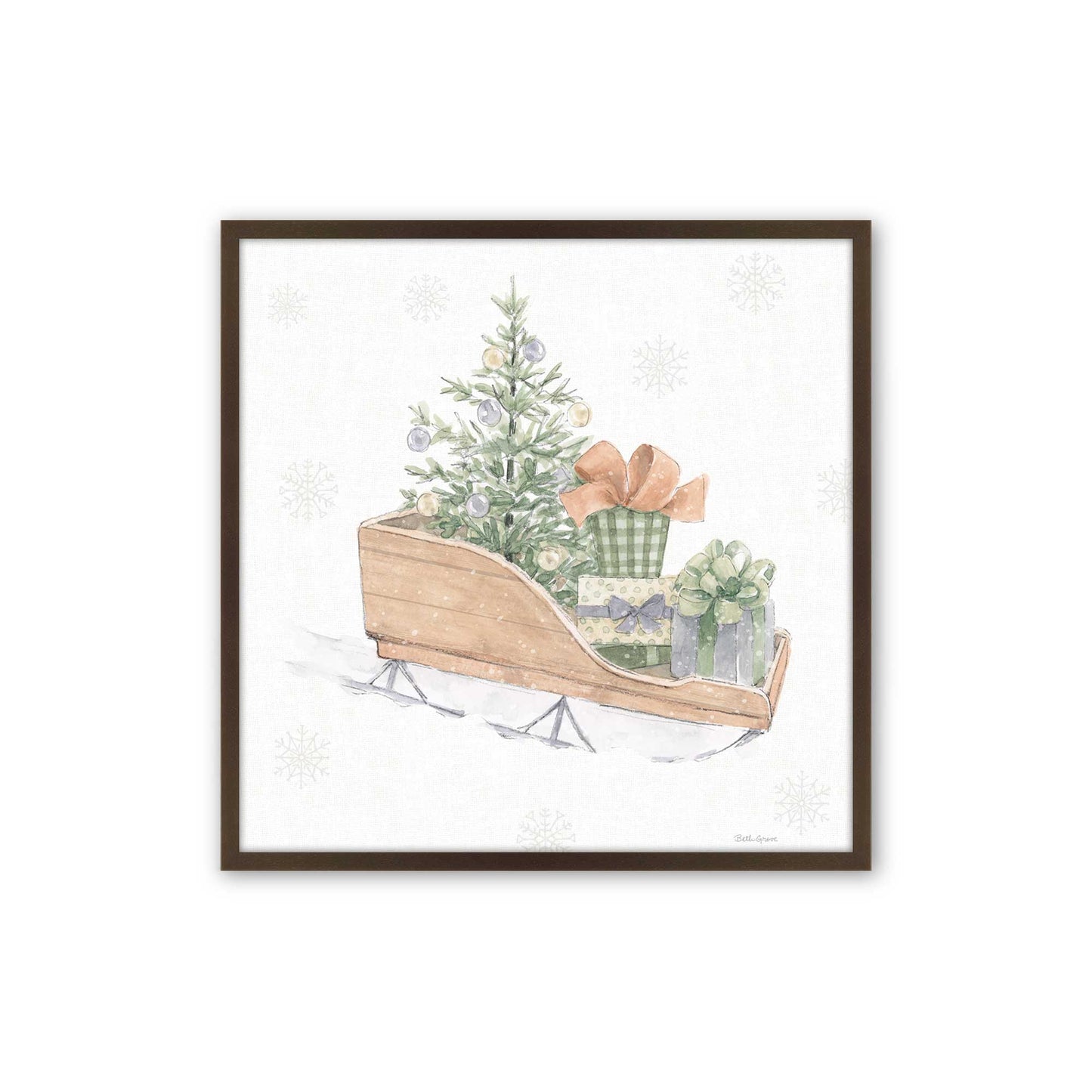 [Color:Espresso], Picture of art in a Espresso frame