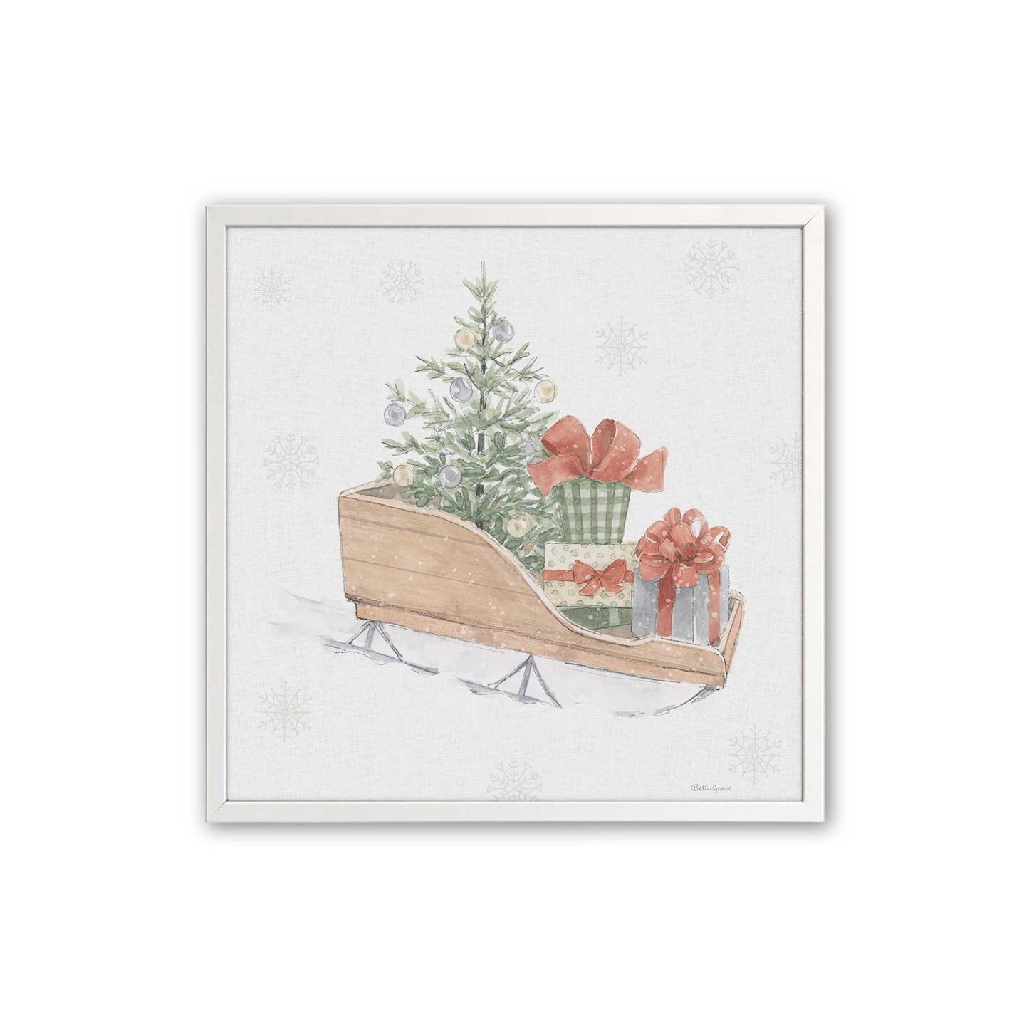 [Color:Opaque White], Picture of art in a Opaque White frame