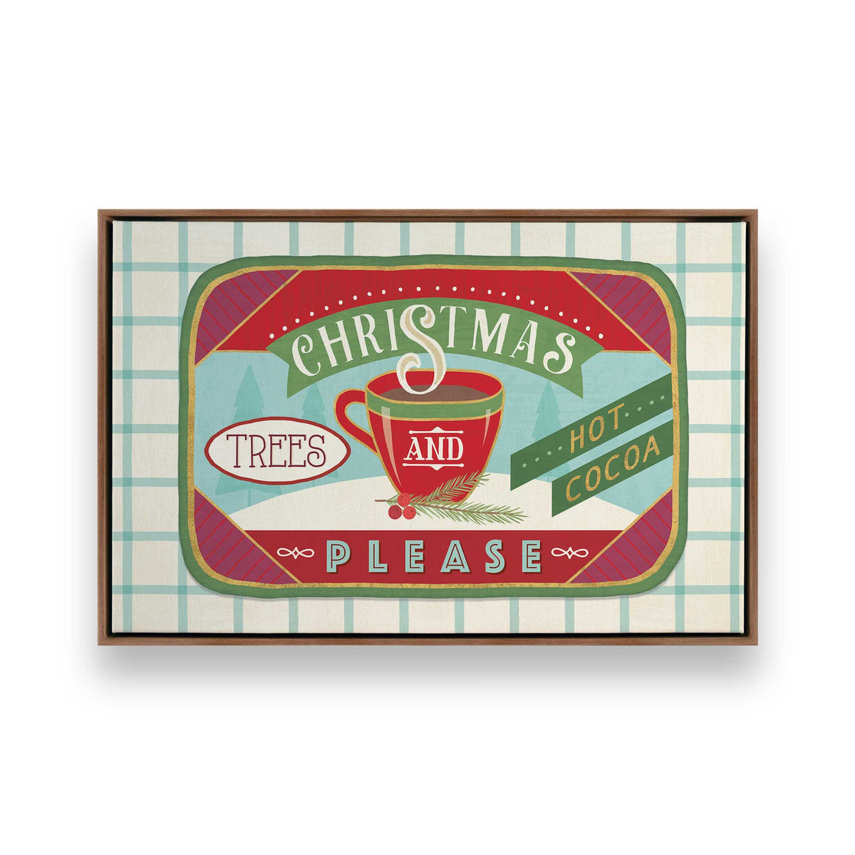 Sweet Holiday Vibes, Set of 4 Canvas Prints