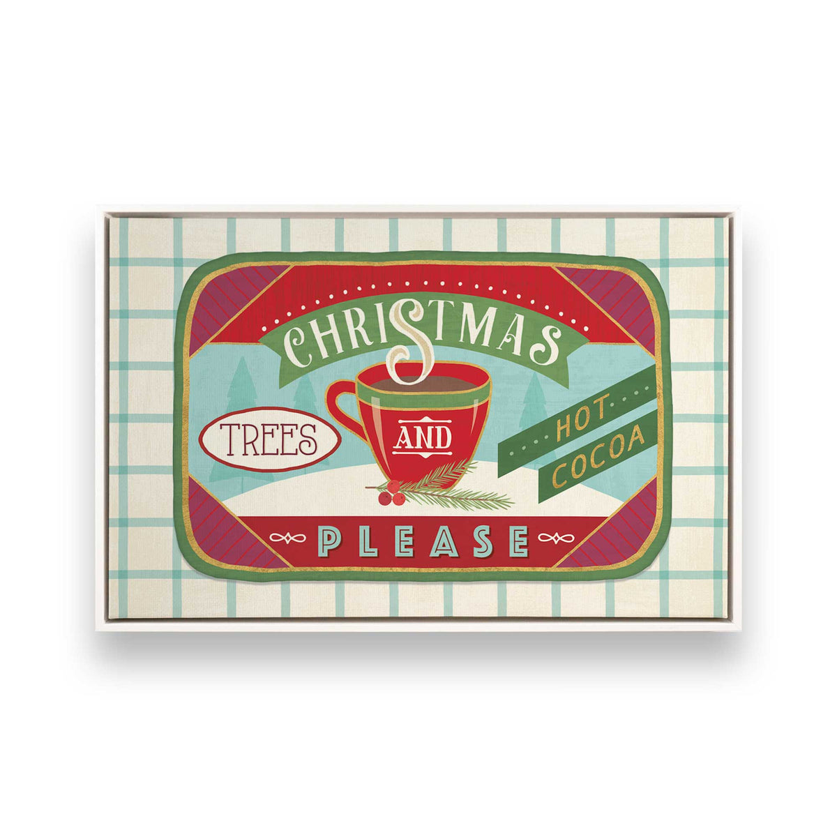 Sweet Holiday Vibes, Set of 4 Canvas Prints