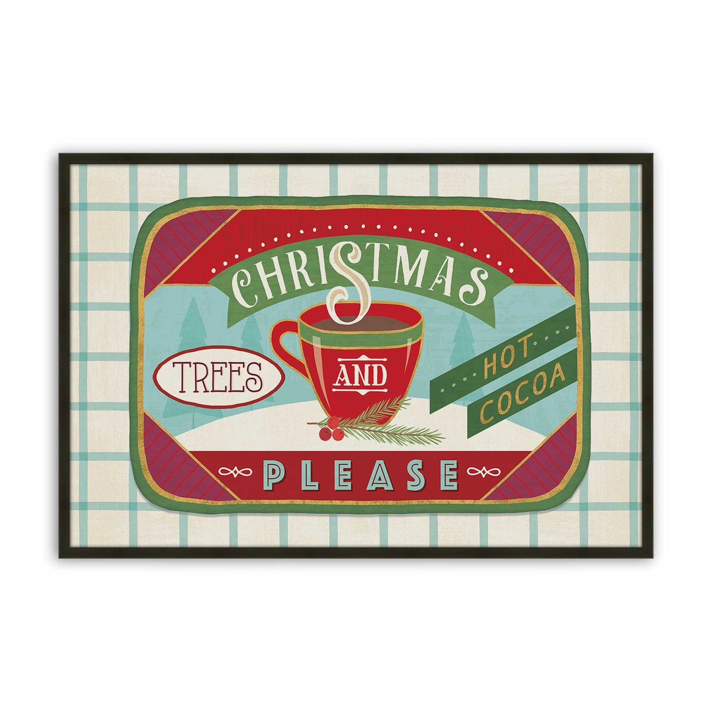 Sweet Holiday Vibes, Set of 4, Paper Art Prints