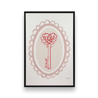 [Color:Satin Black], Picture of art in a Satin Black frame