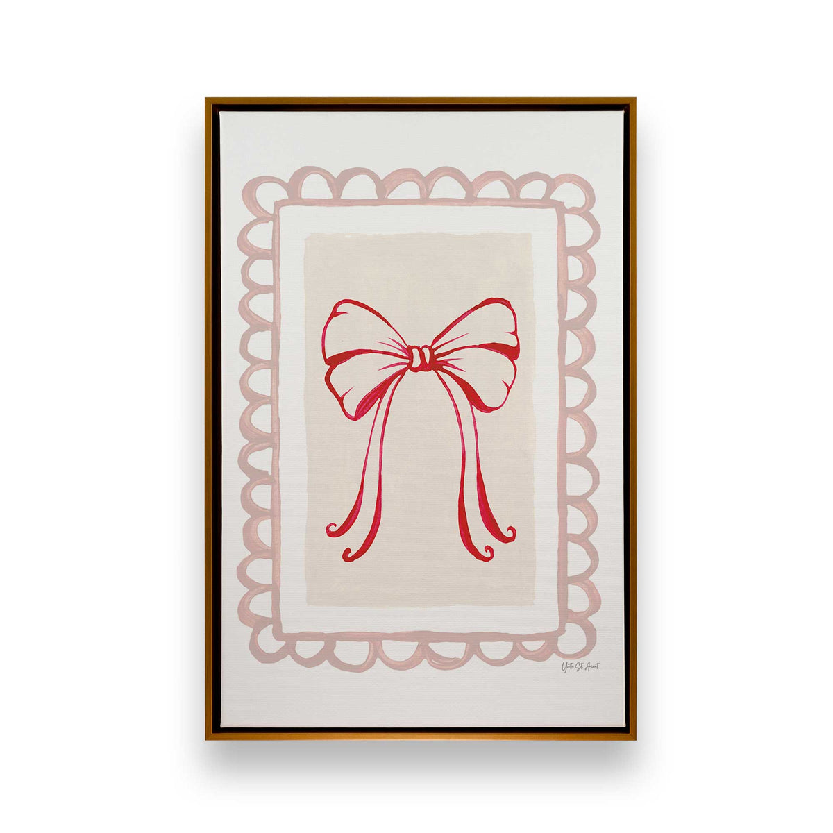 [Color:Polished Gold], Picture of art in a Polished Gold frame
