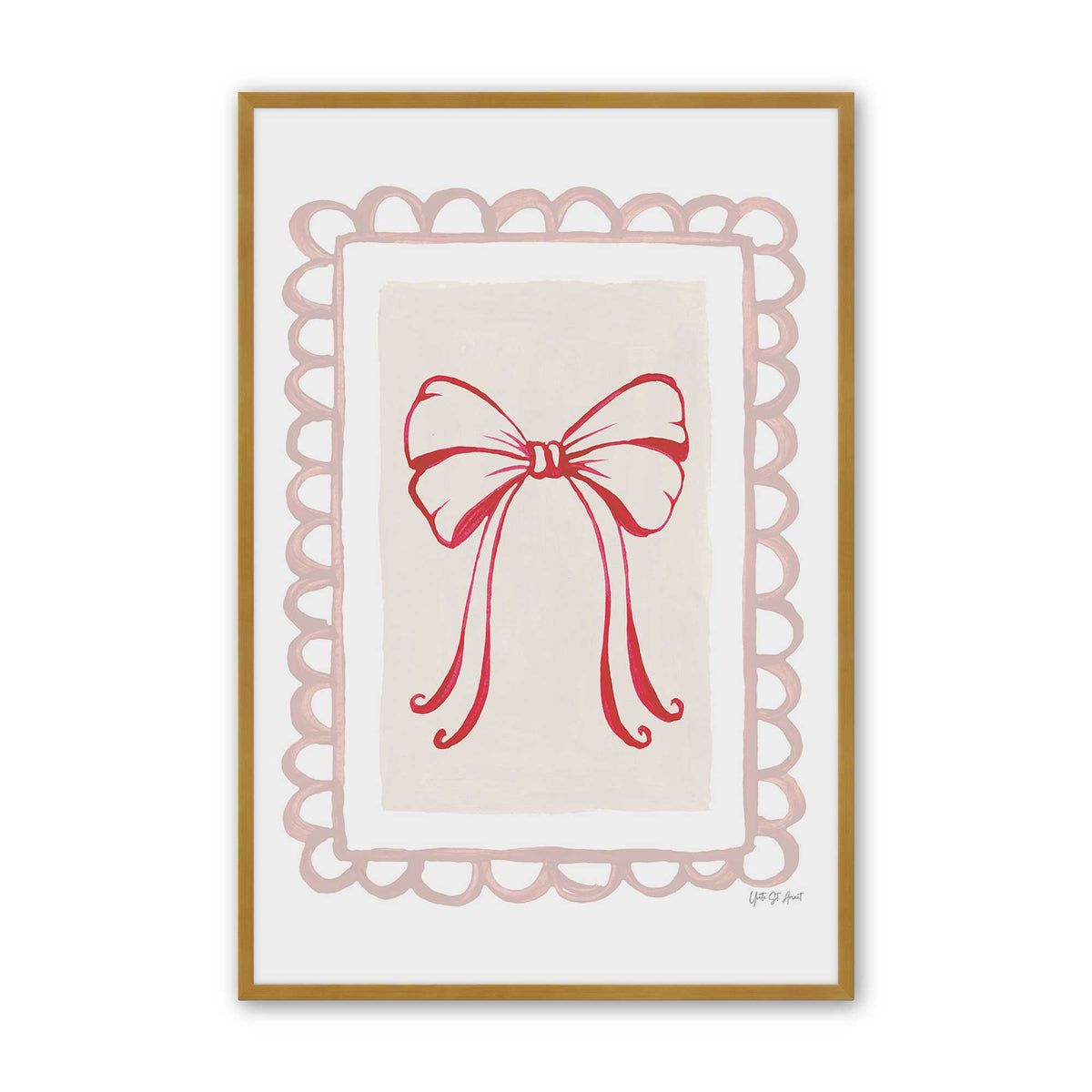 [Color:Polished Gold], Picture of art in a Polished Gold frame
