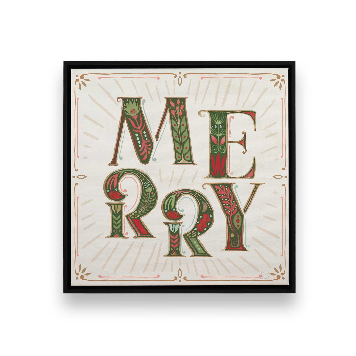 [Color:Satin Black], Picture of art in a Satin Black frame