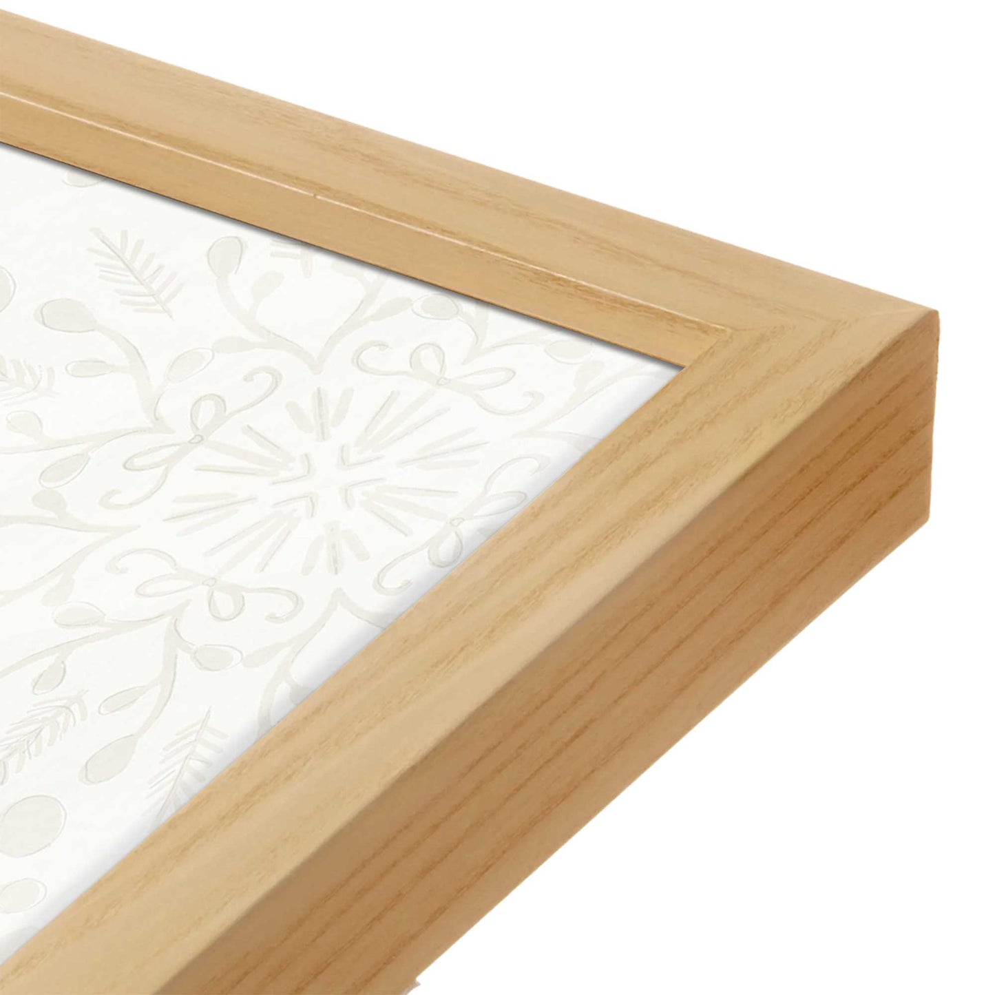 [Color:Espresso], Picture of art in a Espresso frame at an angle