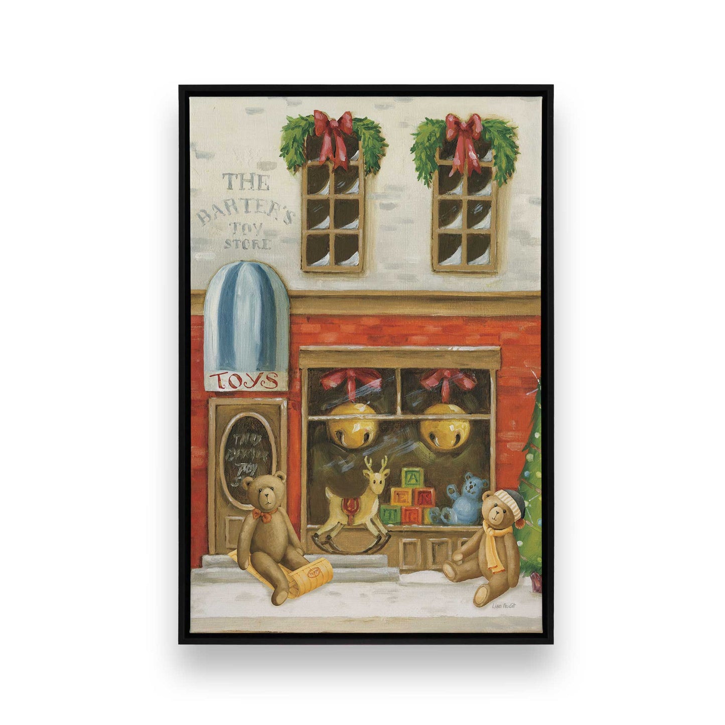 [Color:Satin Black], Picture of art in a Satin Black frame