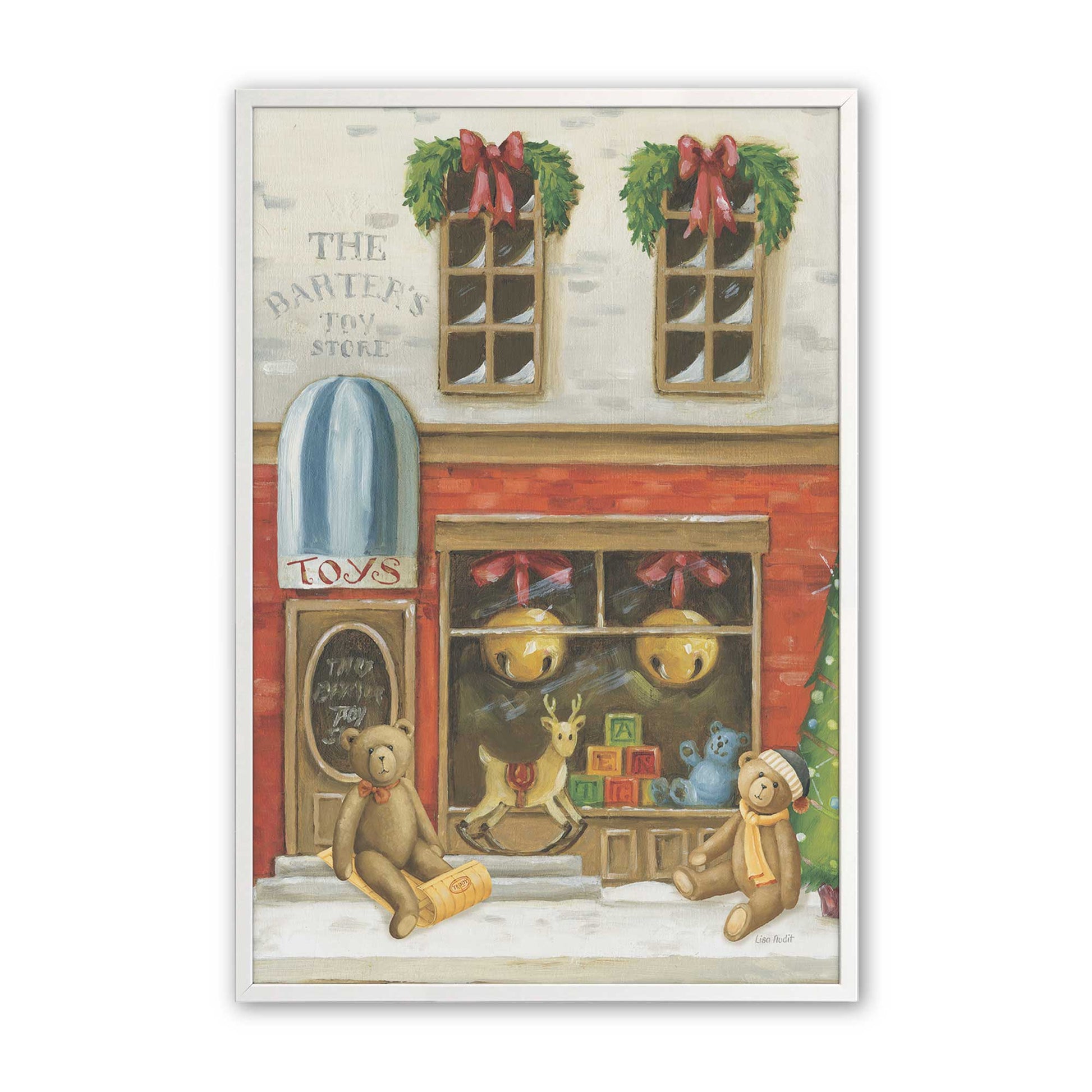 [Color:Opaque White], Picture of art in an Opaque White frame