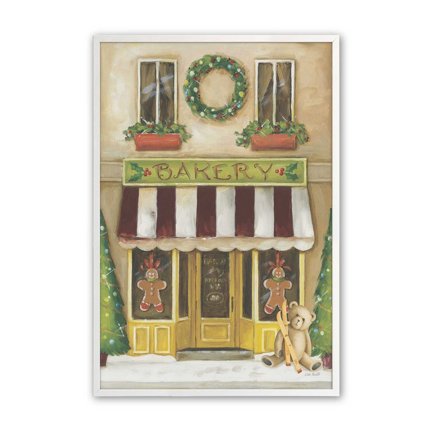 [Color:Opaque White], Picture of art in an Opaque White frame