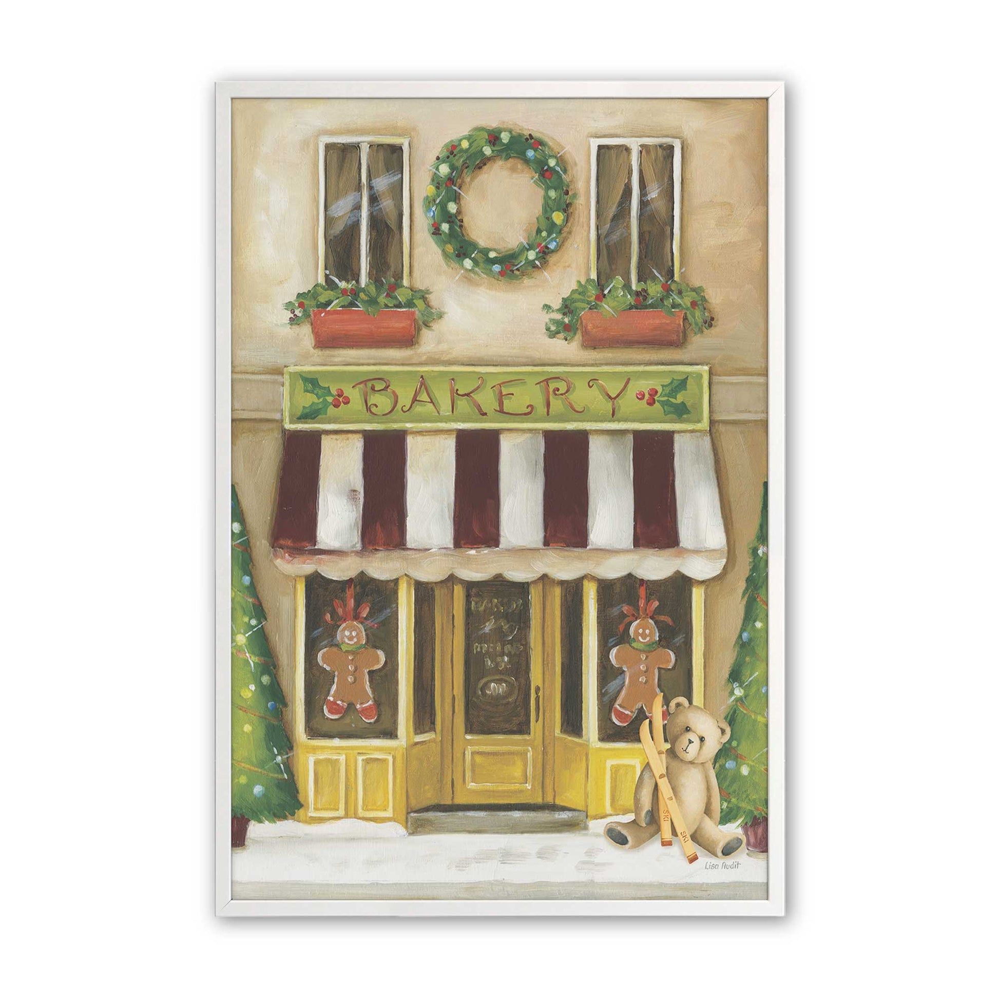 [Color:Opaque White], Picture of art in an Opaque White frame