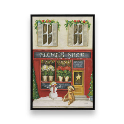 Sweet Street Holiday, Set of 4 Canvas Prints