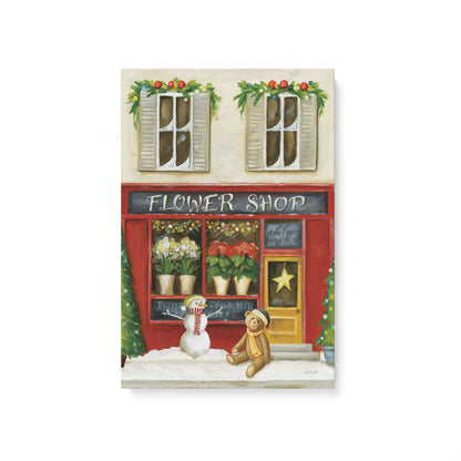 Sweet Street Holiday, Set of 4 Canvas Prints