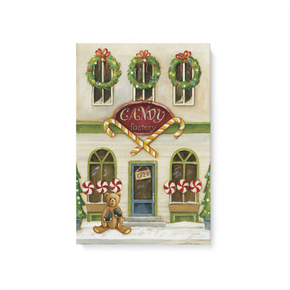 Sweet Street Holiday, Set of 4 Canvas Prints