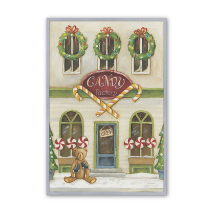 Sweet Street Holiday, Set of 4, Paper Art Prints