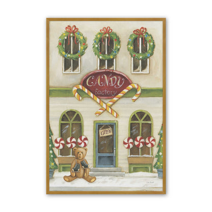 Sweet Street Holiday, Set of 4, Paper Art Prints