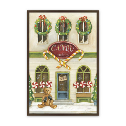 Sweet Street Holiday, Set of 4, Paper Art Prints