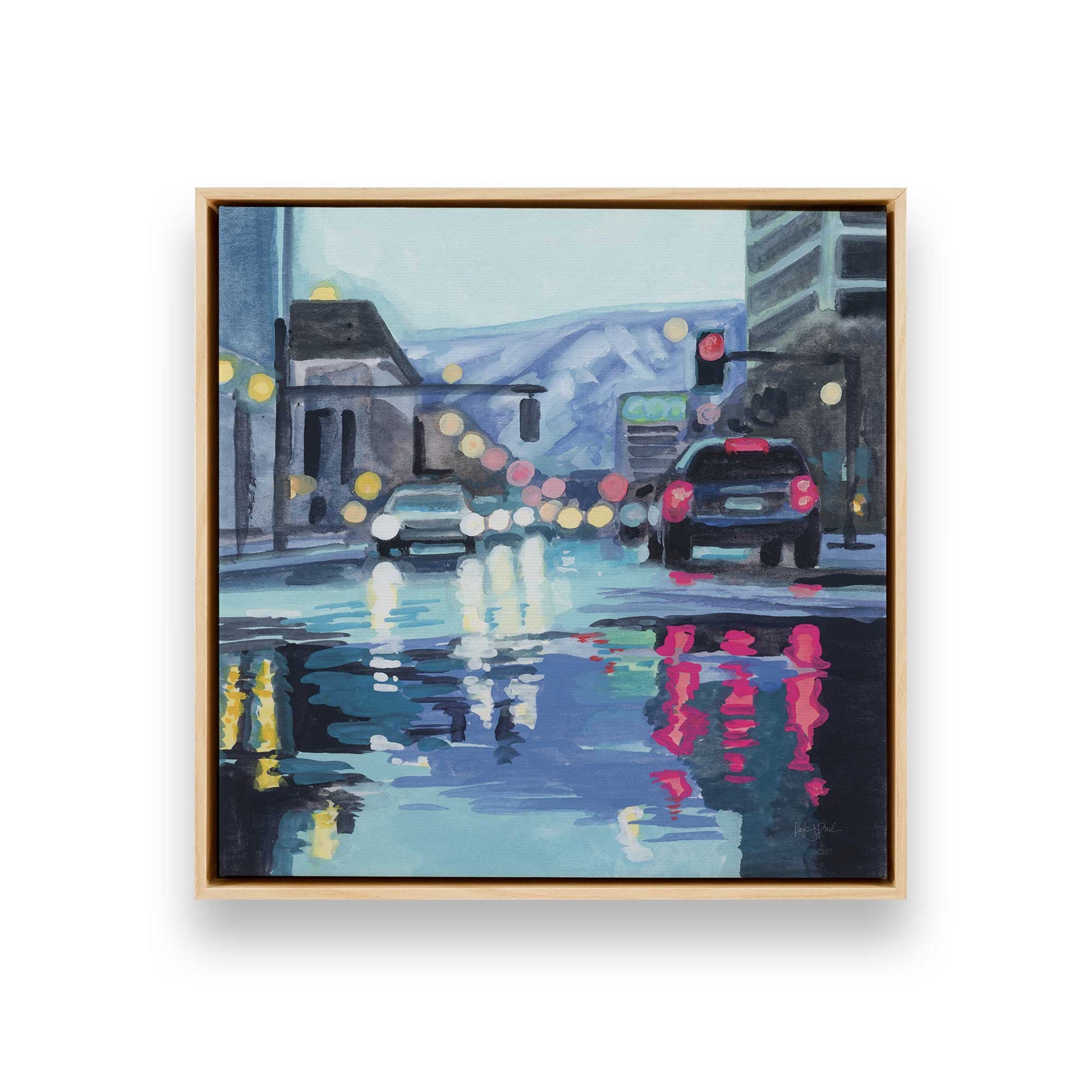 [Color:American Maple], Picture of art in an American Maple frame