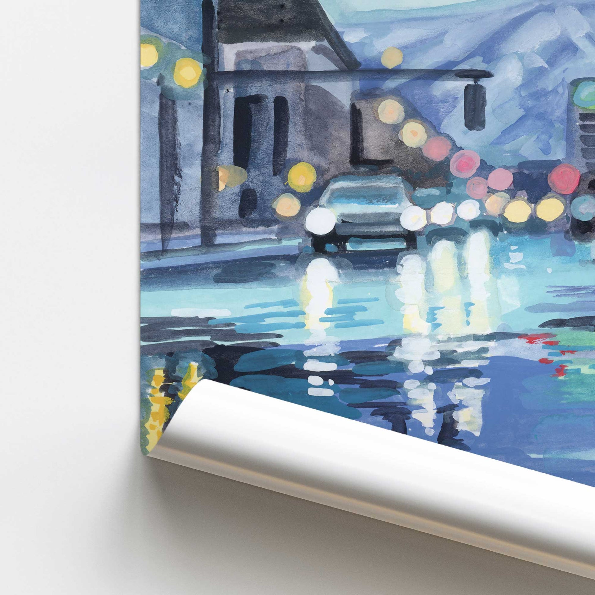 [Color:Rolled Print], Picture of close up of art