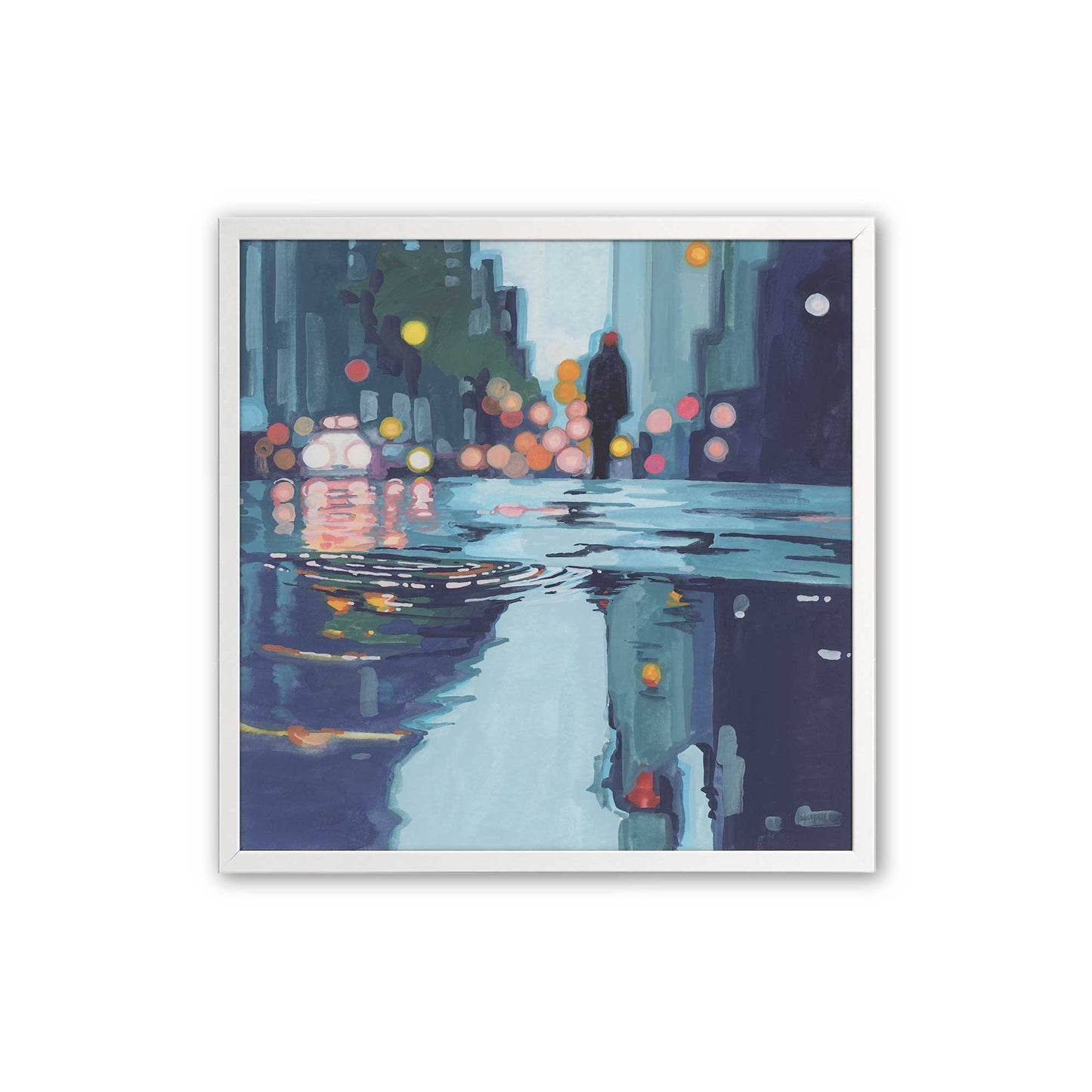 [Color:Opaque White], Picture of art in an Opaque White frame