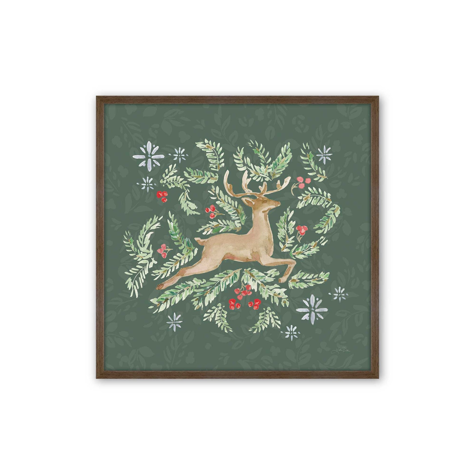 [Color:Walnut], Picture of art in a Walnut frame