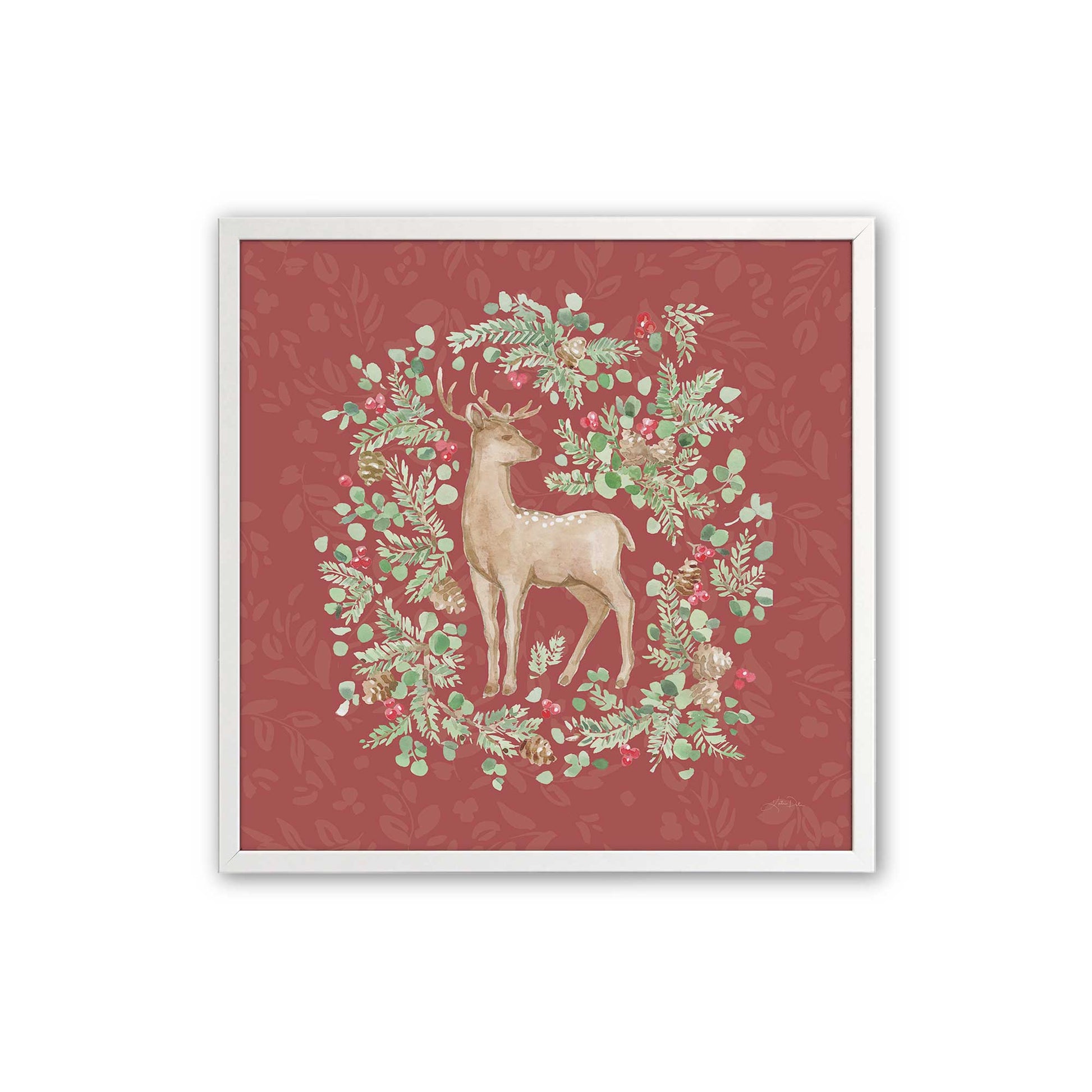 [Color:Opaque White], Picture of art in an Opaque White frame