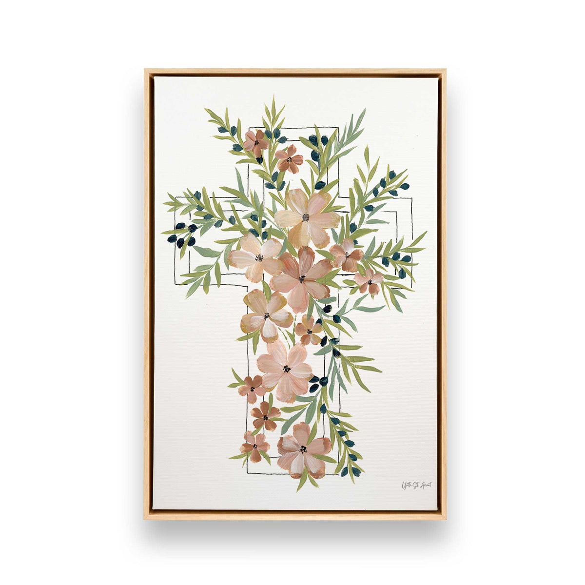[Color:American Maple], Picture of art in a American Maple frame